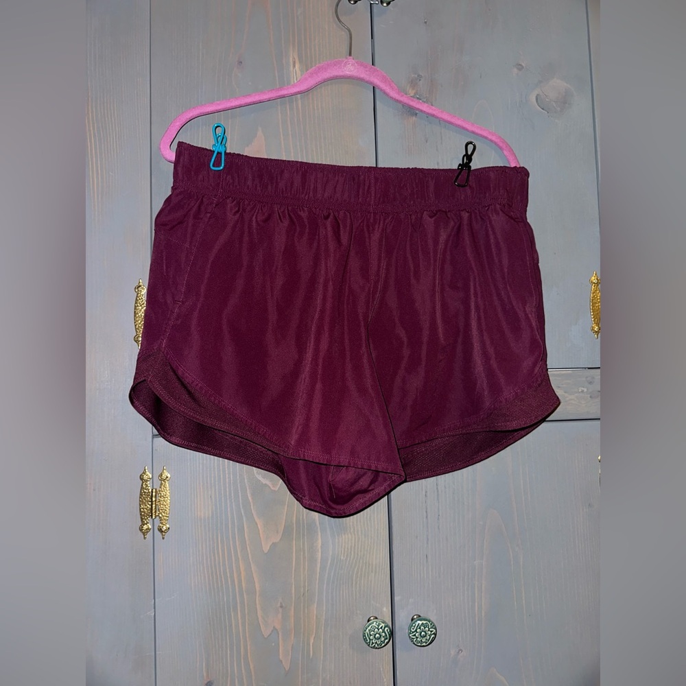 Athletic Works Women's Athletic Shorts - MAROON